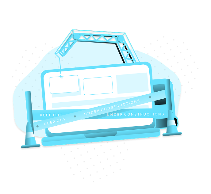 Illustration de cr�ation de site web